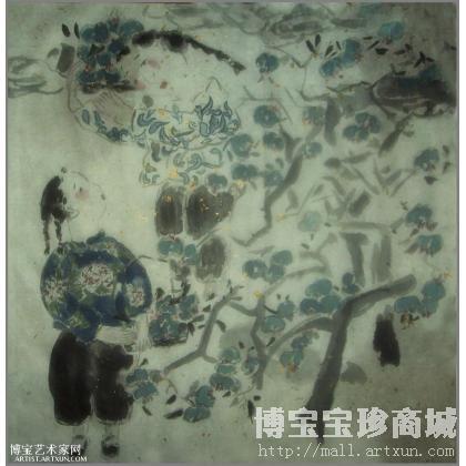 乡趣系列2 写意人物画 李垚作品 类别: 写意人物画