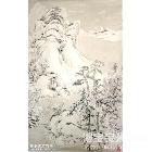 江山雪霁 山水画 张航福作品 类别: 国画山水作品